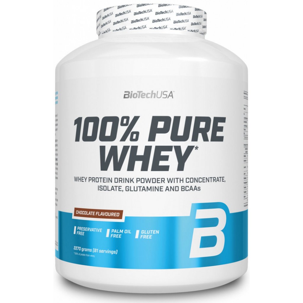BioTech USA 100% Pure Whey Protein 2270 g Banán
