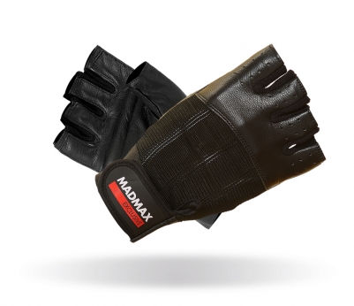 MADMAX Fitness rukavice CLASIC MFG248 Black/Black L