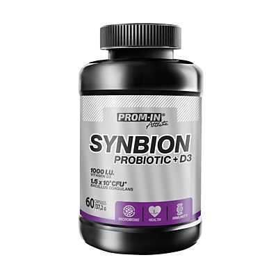 Prom-In SYNBION Probiotika + vitamín D3 60 kapslí