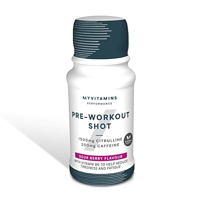 MyProtein Pre-Workout Shot, 60 ml Sour Berry