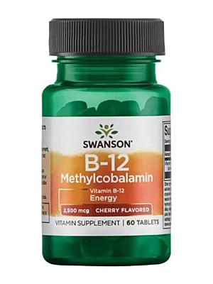 Swanson Vitamin B12 2500 mcg 60 kapslí