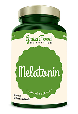 GreenFood Nutrition Melatonin 60 kapslí