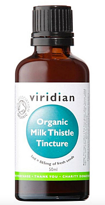 Viridian Milk Thistle Tincture Organic 50 ml (Ostropestřec mariánský)