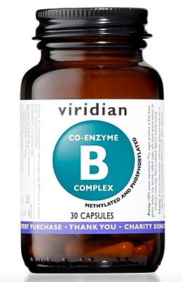 Viridian Co-enzyme B Complex 30 kapslí