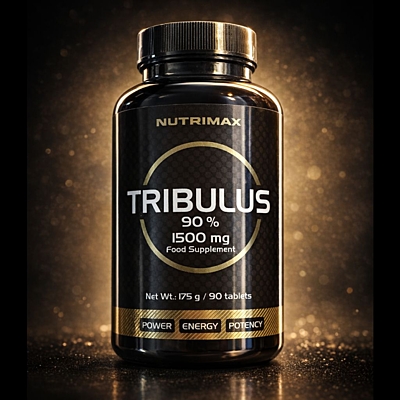 NutriMax Tribulus 1500 mg 90 %, Kotvičník, Extra silný, 90 tablet